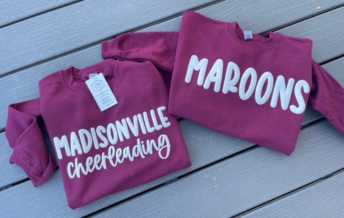 Madisonville Cheerleading/ Maroons