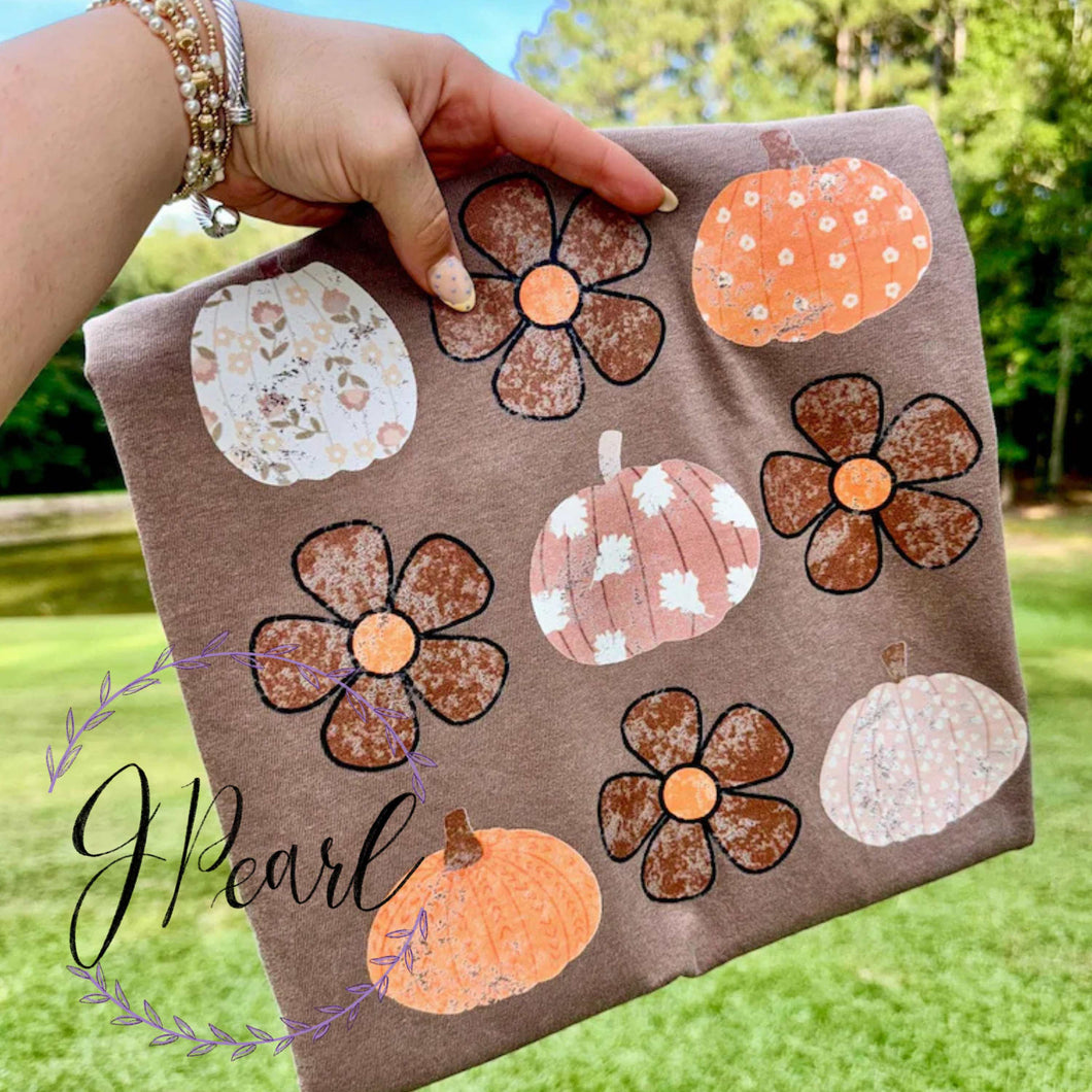 Falling for Pumpkins tee