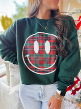 Load image into Gallery viewer, Holiday Happy Plaid Crew